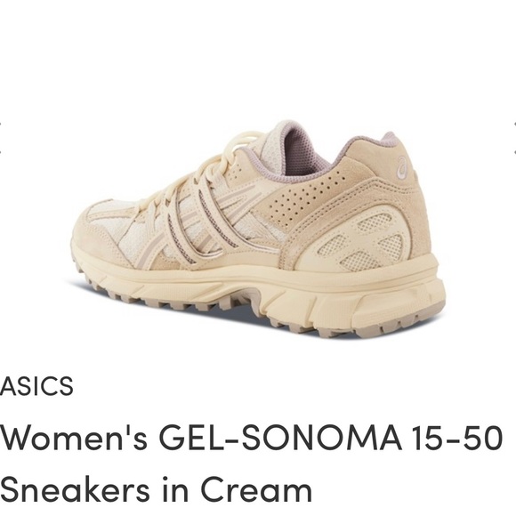 BRAND NEW lightly worn ✨ASICS
Women's GEL-SONOMA 15-50 Sneakers in Cream ASICS - Picture 2 of 4